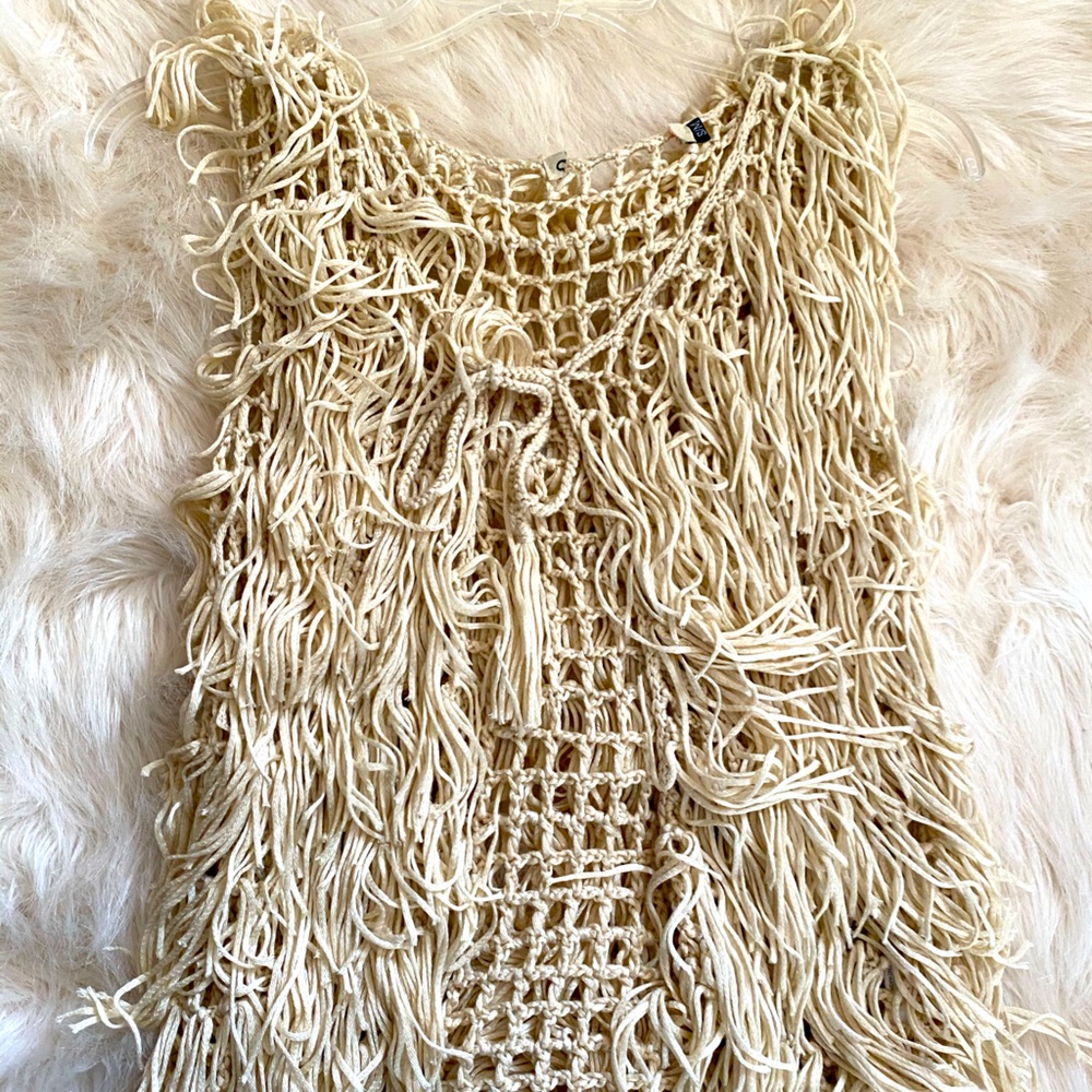 Fringe Tie Vest